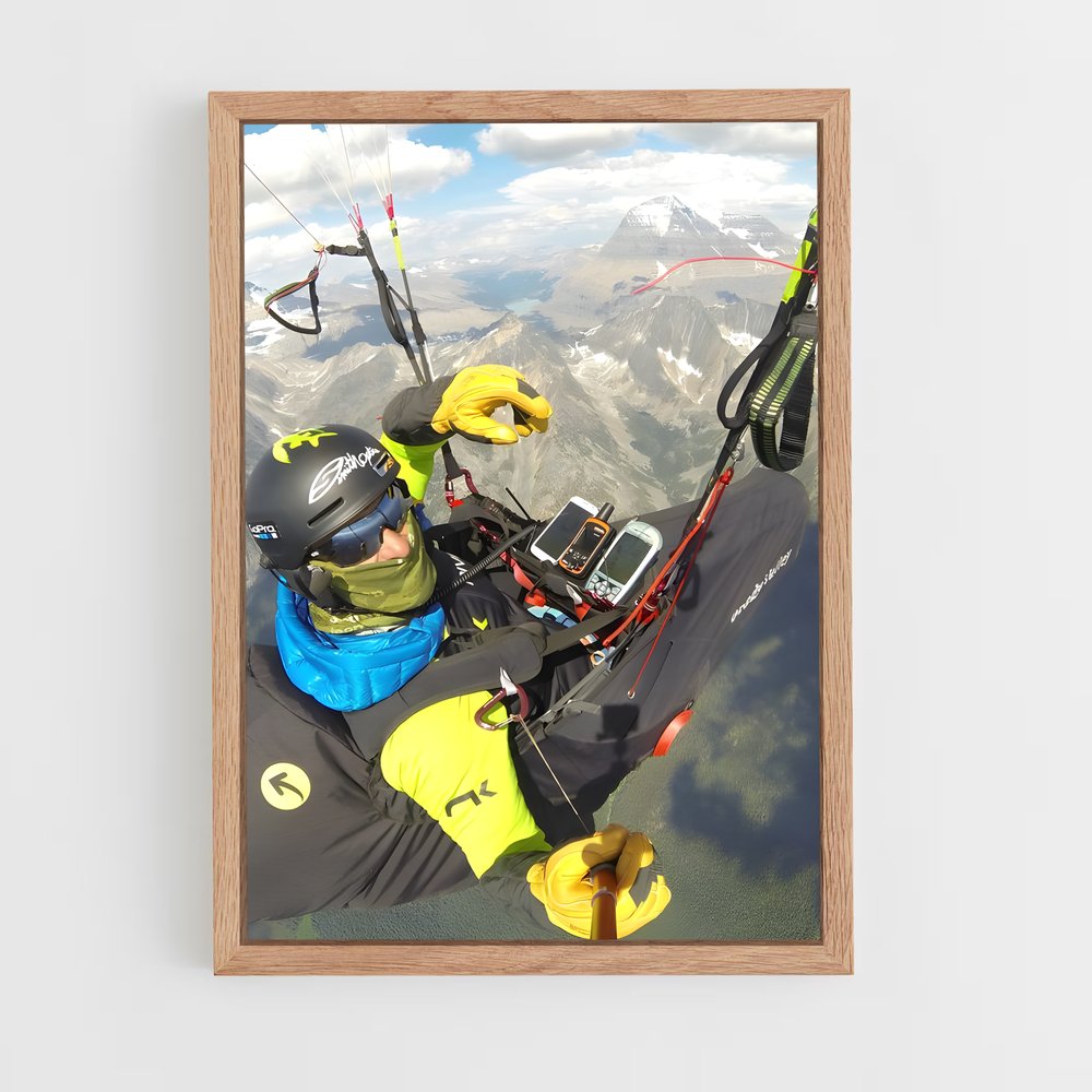 Poster Parades Célestes – affiche Parapente (vue 4)